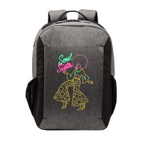 Soul Sista Afro 70s Soul Music Retro Disco Black Funk Lovers Vector Backpack