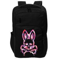 Scary Skull And Crossbones Bad Rabbit Horror Bunny Halloween Impact Tech Backpack