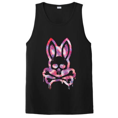 Scary Skull And Crossbones Bad Rabbit Horror Bunny Halloween PosiCharge Competitor Tank