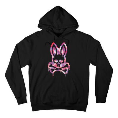 Scary Skull And Crossbones Bad Rabbit Horror Bunny Halloween Tall Hoodie