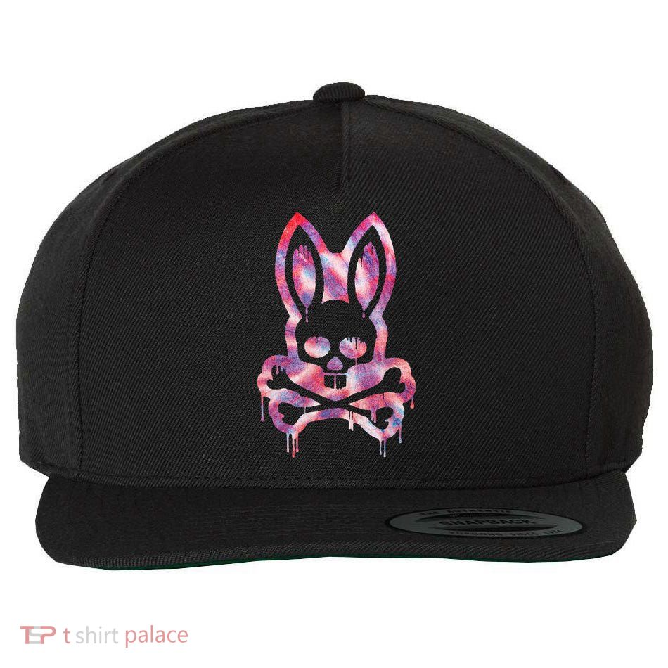 Scary Skull And Crossbones Bad Rabbit Horror Bunny Halloween Wool Snapback Cap