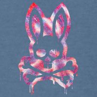 Scary Skull And Crossbones Bad Rabbit Horror Bunny Halloween Garment-Dyed Sweatshirt