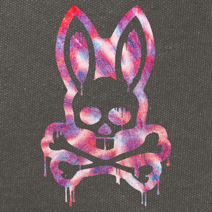 Scary Skull And Crossbones Bad Rabbit Horror Bunny Halloween Cotton Canvas Backpack