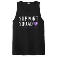 Support Squad Alzheimers Awareness Heart Ribbon PosiCharge Competitor Tank