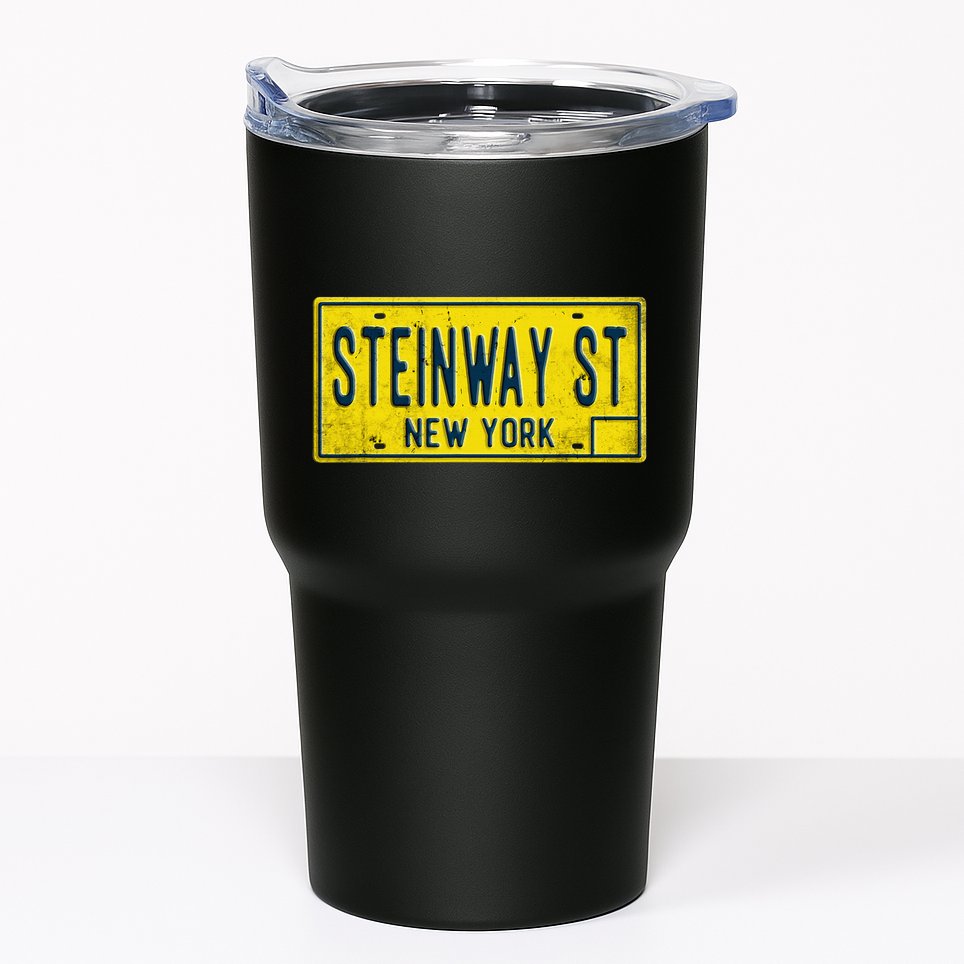 Steinway Street Astoria Queens Ny New York Home Retro Tumbler