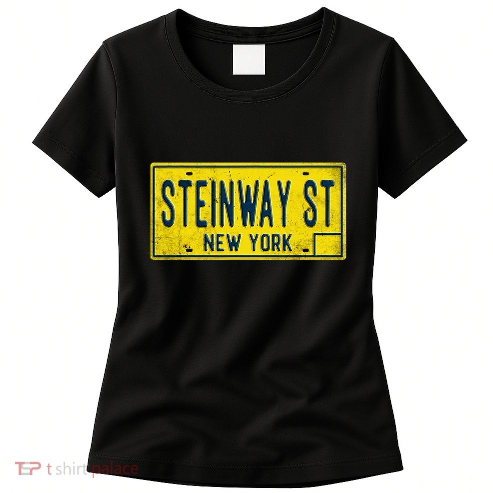 Steinway Street Astoria Queens Ny New York Home Retro Womens T-Shirt