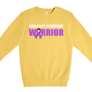 SjogrenS Syndrome Awareness Cute Gift Sjogrens Syndrome Warrior Funny Gift Premium Crewneck Sweatshirt