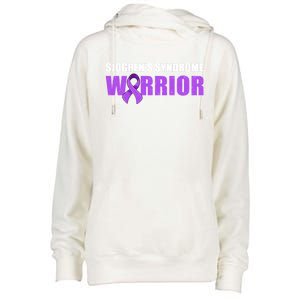 SjogrenS Syndrome Awareness Cute Gift Sjogrens Syndrome Warrior Funny Gift Womens Funnel Neck Pullover Hood