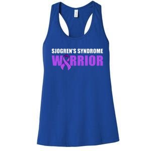 SjogrenS Syndrome Awareness Cute Gift Sjogrens Syndrome Warrior Funny Gift Women's Racerback Tank