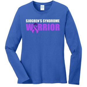 SjogrenS Syndrome Awareness Cute Gift Sjogrens Syndrome Warrior Funny Gift Ladies Long Sleeve Shirt