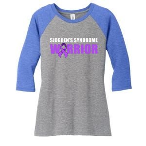 SjogrenS Syndrome Awareness Cute Gift Sjogrens Syndrome Warrior Funny Gift Women's Tri-Blend 3/4-Sleeve Raglan Shirt