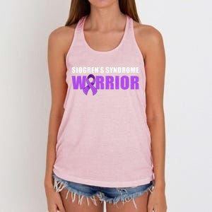 SjogrenS Syndrome Awareness Cute Gift Sjogrens Syndrome Warrior Funny Gift Women's Knotted Racerback Tank