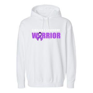 SjogrenS Syndrome Awareness Cute Gift Sjogrens Syndrome Warrior Funny Gift Garment-Dyed Fleece Hoodie