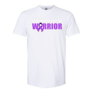 SjogrenS Syndrome Awareness Cute Gift Sjogrens Syndrome Warrior Funny Gift Softstyle CVC T-Shirt