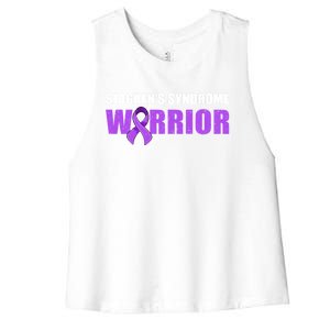 SjogrenS Syndrome Awareness Cute Gift Sjogrens Syndrome Warrior Funny Gift Women's Racerback Cropped Tank