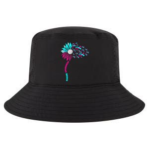 Support Suicide Awareness Flower Suicide Prevention Gift Cool Comfort Performance Bucket Hat