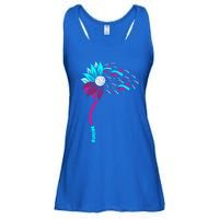 Support Suicide Awareness Flower Suicide Prevention Gift Ladies Essential Flowy Tank