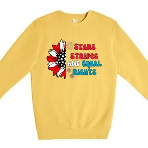 Stars Stripes And Equal Rights Premium Crewneck Sweatshirt