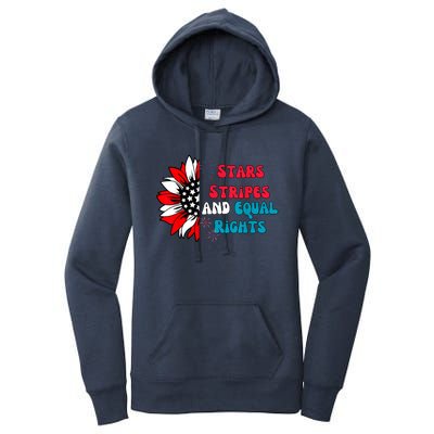 Stars Stripes And Equal Rights Women's Pullover Hoodie