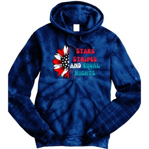 Stars Stripes And Equal Rights Tie Dye Hoodie