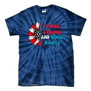 Stars Stripes And Equal Rights Tie-Dye T-Shirt