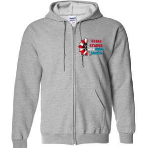 Stars Stripes And Equal Rights Full Zip Hoodie