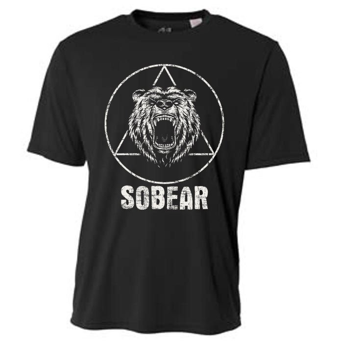 Sobear Sobriety Anniversary Sober AA NA Recovery Cooling Performance Crew T-Shirt