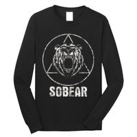 Sobear Sobriety Anniversary Sober AA NA Recovery Long Sleeve Shirt