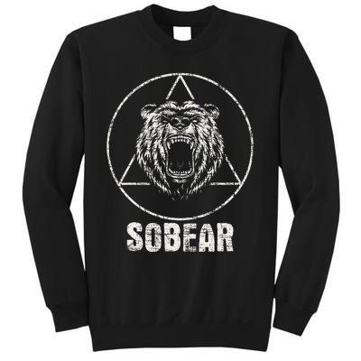 Sobear Sobriety Anniversary Sober AA NA Recovery Sweatshirt