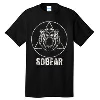 Sobear Sobriety Anniversary Sober AA NA Recovery Tall T-Shirt