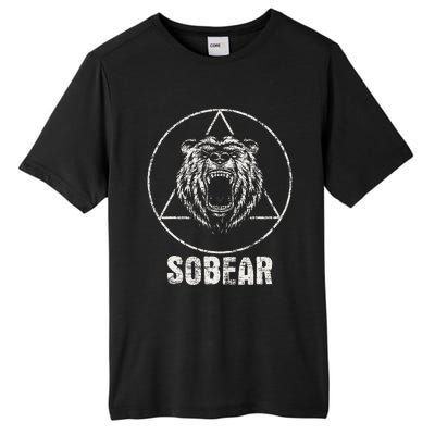 Sobear Sobriety Anniversary Sober AA NA Recovery Tall Fusion ChromaSoft Performance T-Shirt