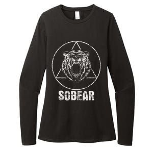 Sobear Sobriety Anniversary Sober AA NA Recovery Womens CVC Long Sleeve Shirt