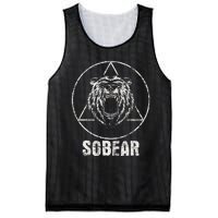 Sobear Sobriety Anniversary Sober AA NA Recovery Mesh Reversible Basketball Jersey Tank