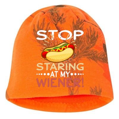 Stop Staring At My Wiener | 4th Of July Shirts Kati - Camo Knit Beanie