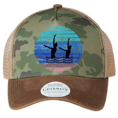 Synchron Swim Artistic Synchronized Swimming Swimmers Legacy Tie Dye Trucker Hat