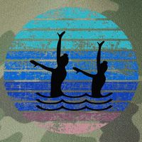 Synchron Swim Artistic Synchronized Swimming Swimmers Legacy Tie Dye Trucker Hat
