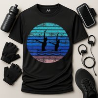 Synchron Swim Artistic Synchronized Swimming Swimmers Performance Shirt