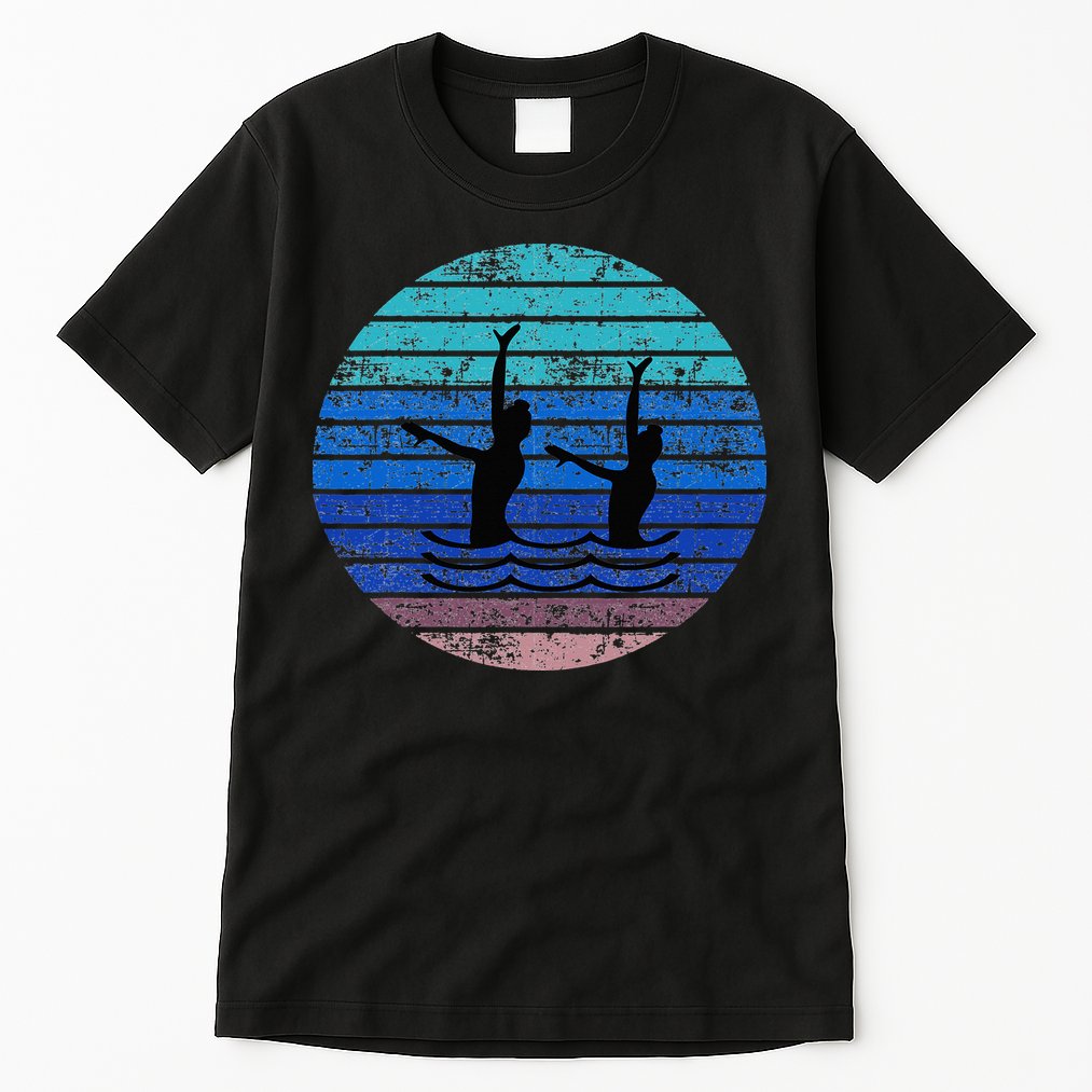 Synchron Swim Artistic Synchronized Swimming Swimmers Tall T-Shirt