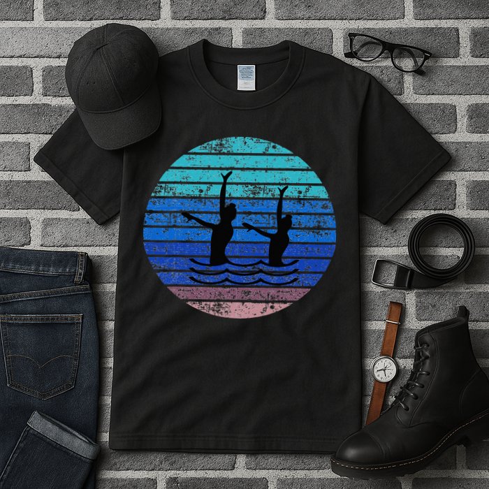 Synchron Swim Artistic Synchronized Swimming Swimmers Tall T-Shirt