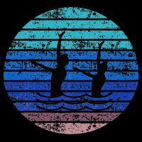 Synchron Swim Artistic Synchronized Swimming Swimmers Flat Bill Trucker Hat