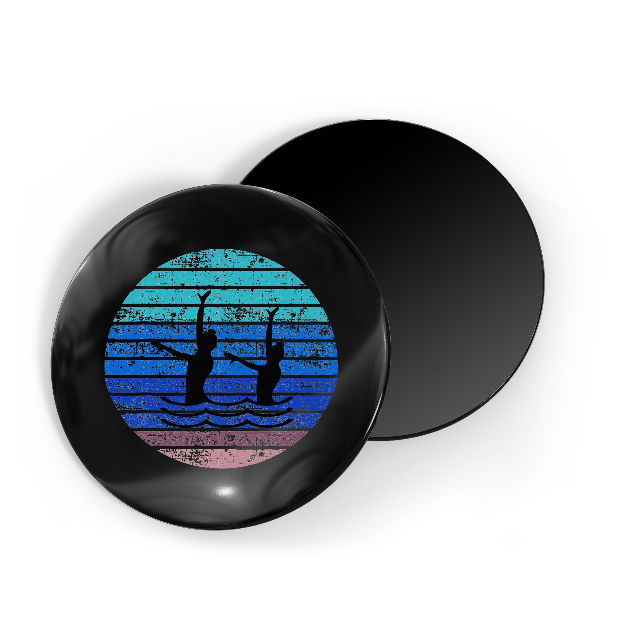 Synchron Swim Artistic Synchronized Swimming Swimmers Magnet