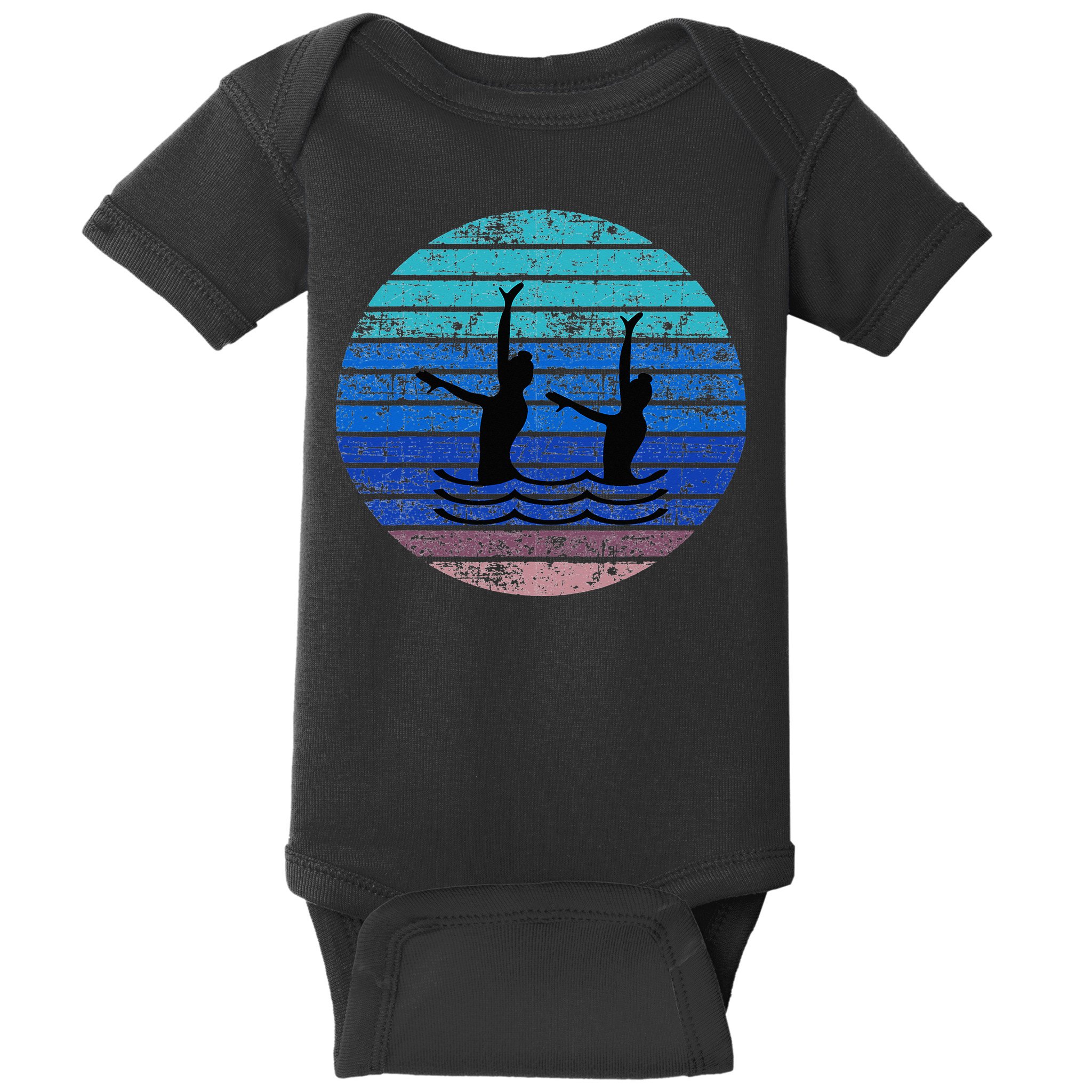 Synchron Swim Artistic Synchronized Swimming Swimmers Baby Bodysuit