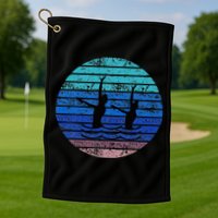 Synchron Swim Artistic Synchronized Swimming Swimmers Golf Towel