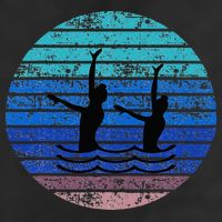 Synchron Swim Artistic Synchronized Swimming Swimmers Golf Towel