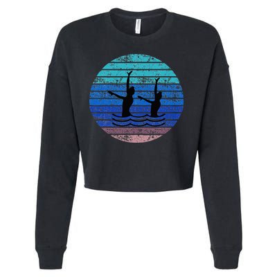 Synchron Swim Artistic Synchronized Swimming Swimmers Cropped Pullover Crew