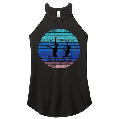 Synchron Swim Artistic Synchronized Swimming Swimmers Women's Perfect Tri Rocker Tank
