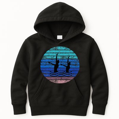 Synchron Swim Artistic Synchronized Swimming Swimmers Kids Hoodie