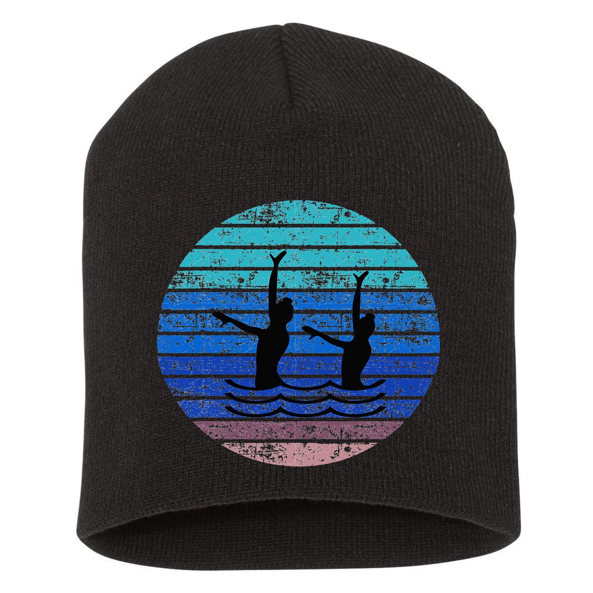 Synchron Swim Artistic Synchronized Swimming Swimmers Short Acrylic Beanie