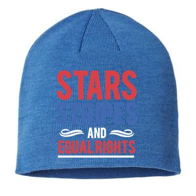 Stars Stripes And Equal Rights Pride Gift Sustainable Beanie