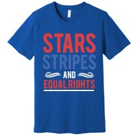 Stars Stripes And Equal Rights Pride Gift Premium T-Shirt